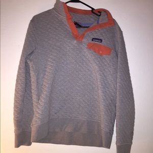 Patagonia quarter zip/ button up